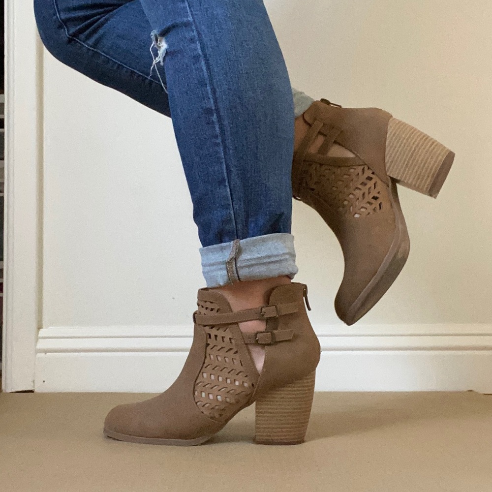 Heeled booties